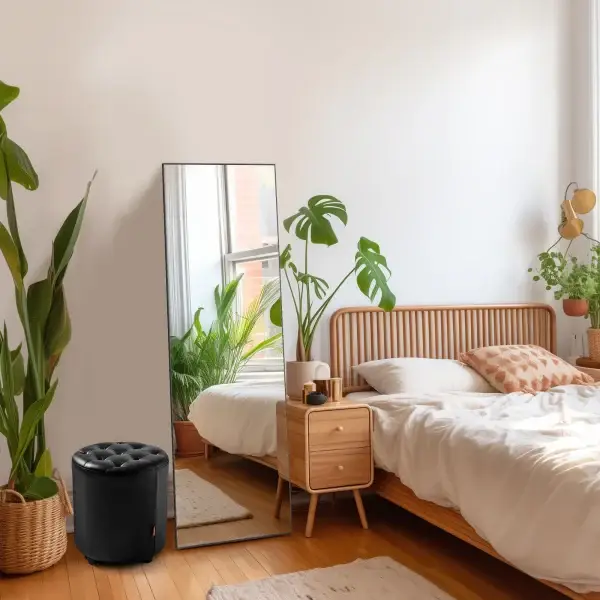 Leaning Full Body Floor Mirror Standing or Wall Mount Modern Home Decor