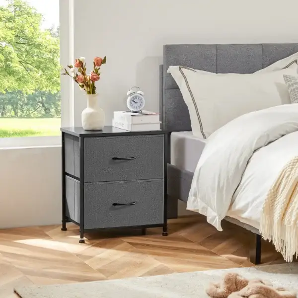 Fabric Drawers Living Room Cabinet Storage Display Nightstand Bedside Coffee Sofa Tea Table Cabinets For Furniture